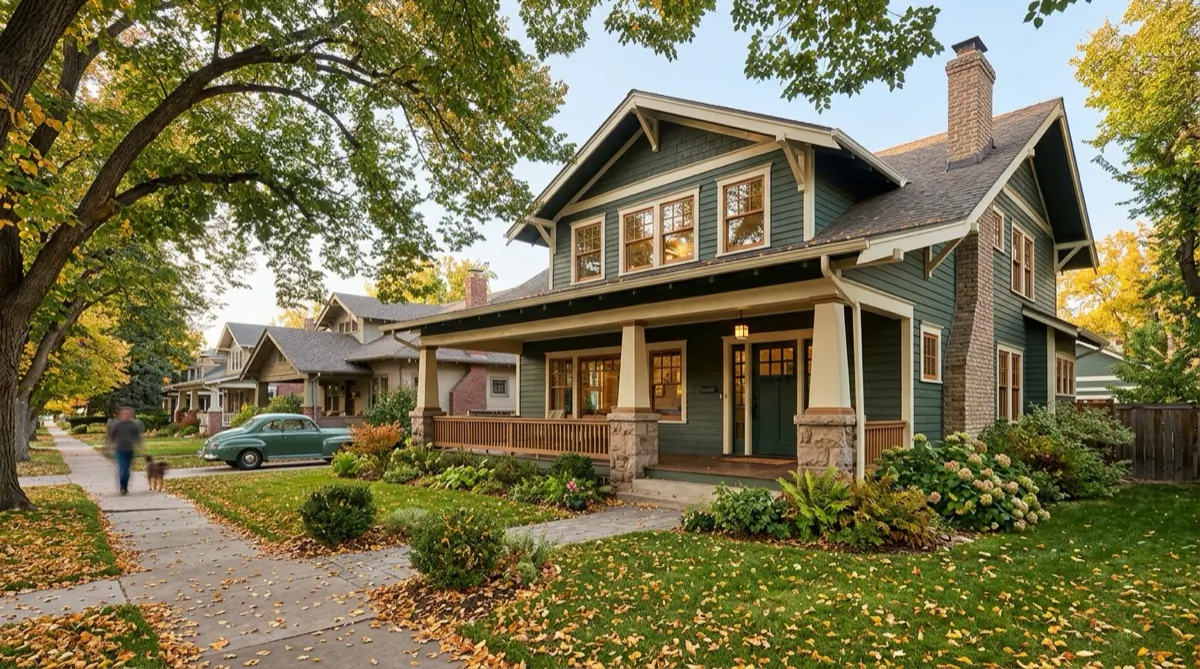Craftsman-style home in Colorado Springs' Old North End neighborhood